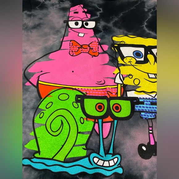 Nickelodeon Spongebob & Patrick Tie-Dye T-Shirt - Picture 5 of 7